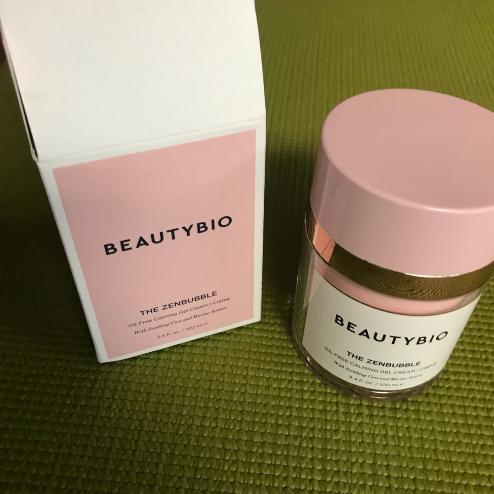 BeautyBio calming gel cream .